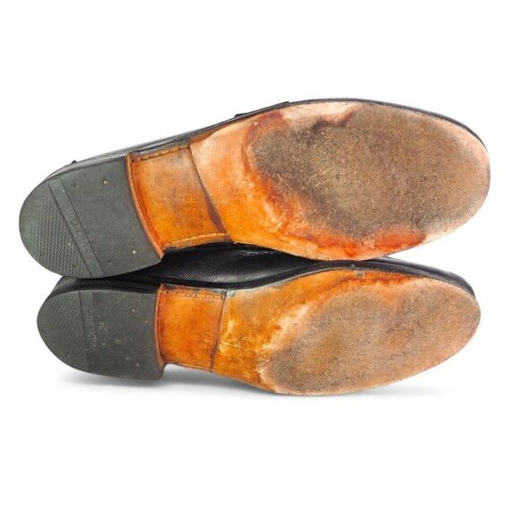 Allen Edmonds Maxfield Tassel Leather Slip-on Loafers 47711 Black Men's 10D - Picture 8 of 12